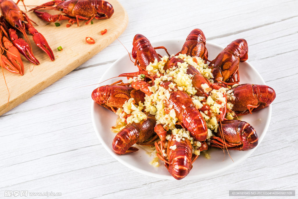 美食海鲜小龙虾