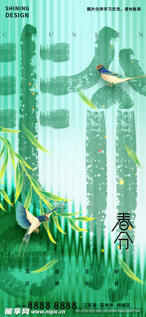 春分节气海报