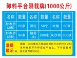  卸料平台限载