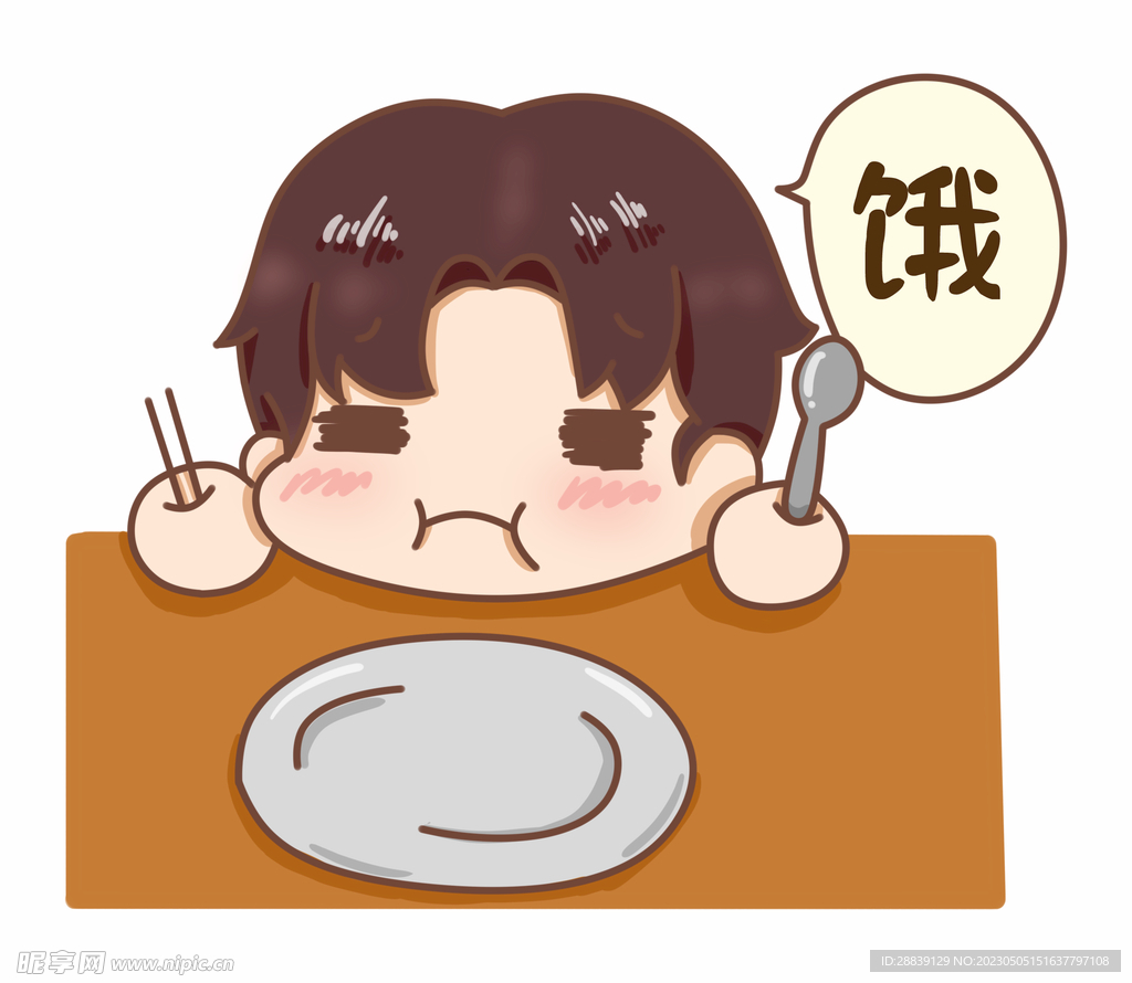  等吃表情包