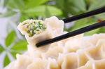 沙葱龙利鱼馅饺子
