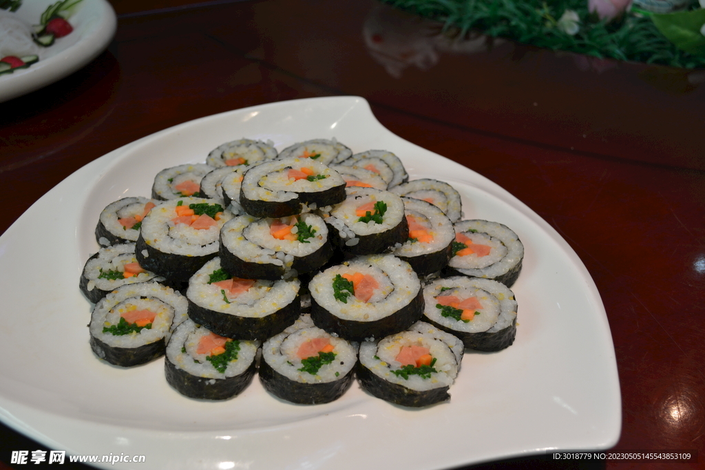 沙葱紫菜包饭