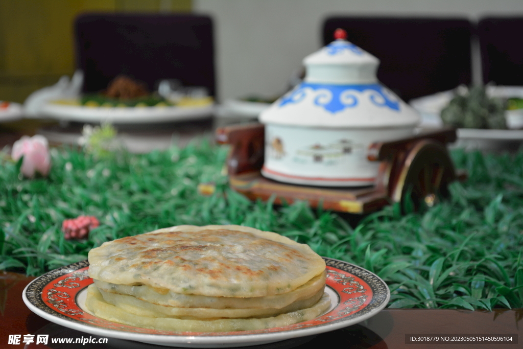 沙葱饼子
