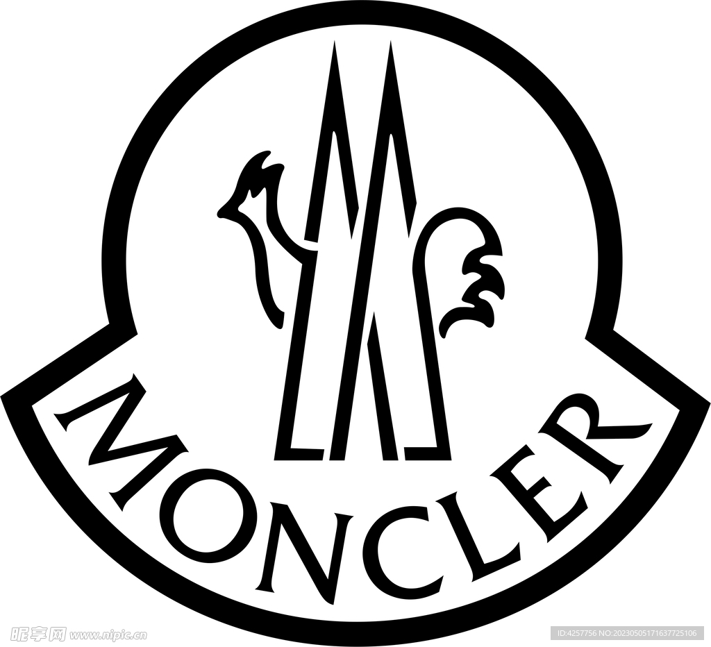 MONCLER英文标志