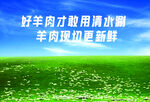 草原羊肉广告