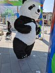 大熊猫充气玩偶