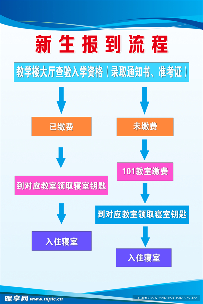 报到流程图