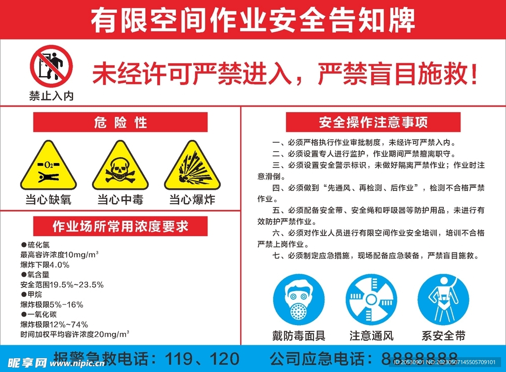 告知牌