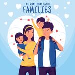 国际家庭日插画