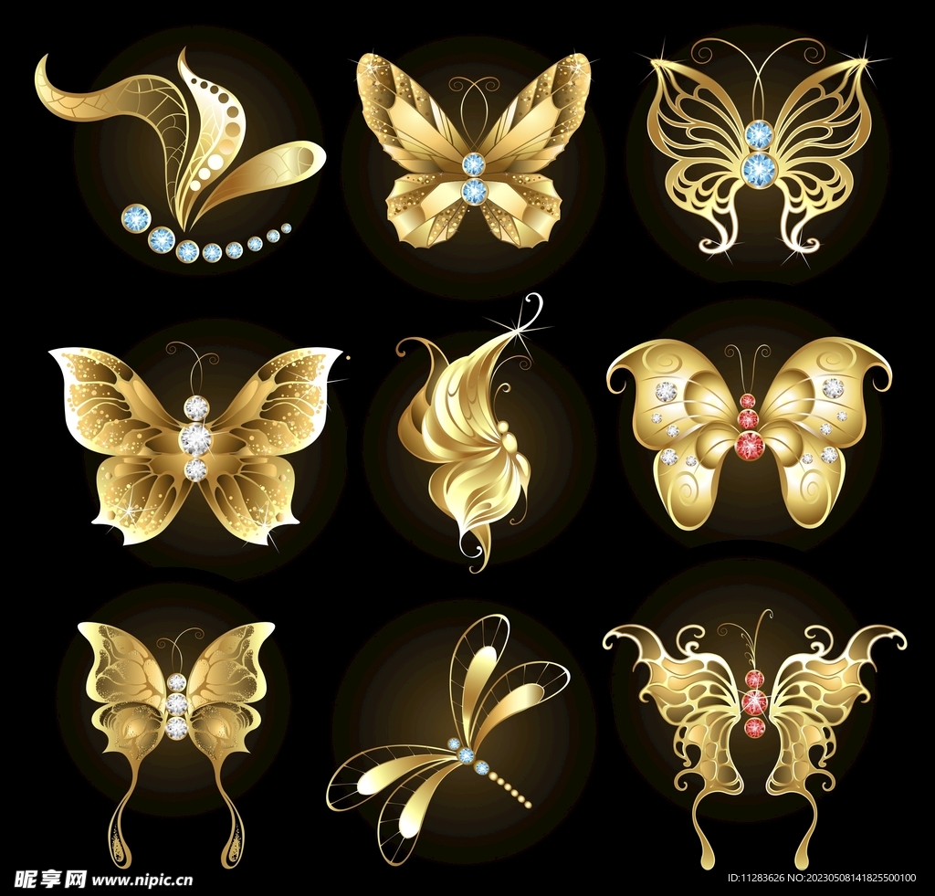 金色蝴蝶