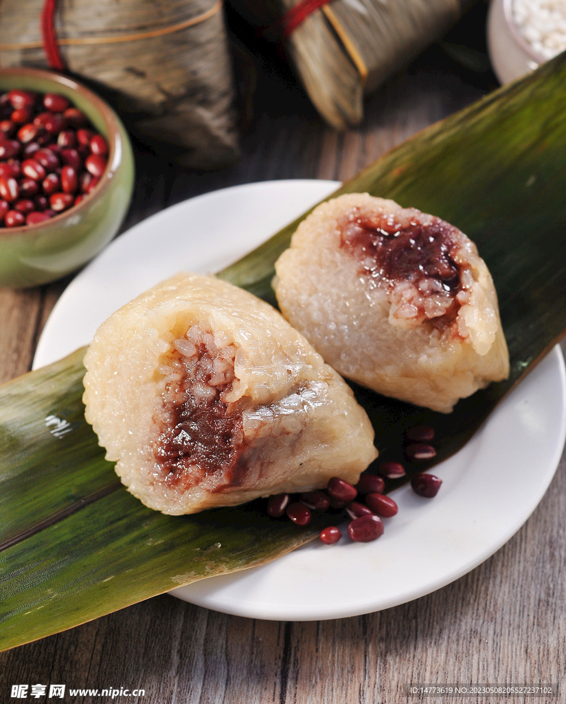 红豆粽子