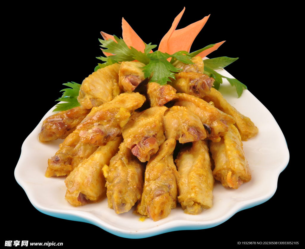 蒜香盐焗翅