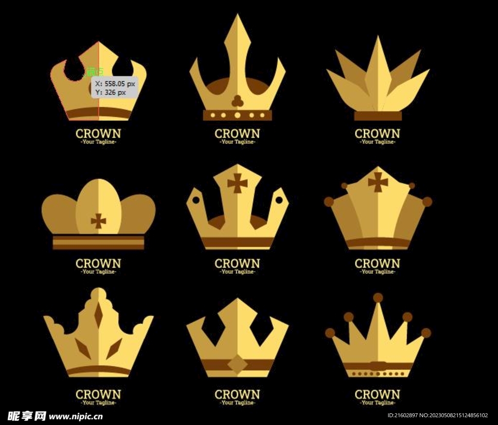 皇冠logo图片素材-编号05182523-图行天下