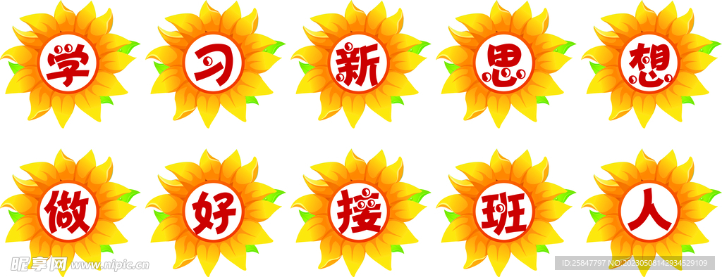 向日葵形状