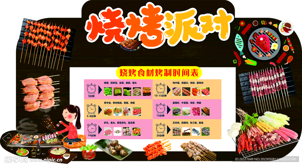 超市烧烤店教