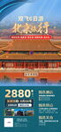 北京旅游旅行促销海报