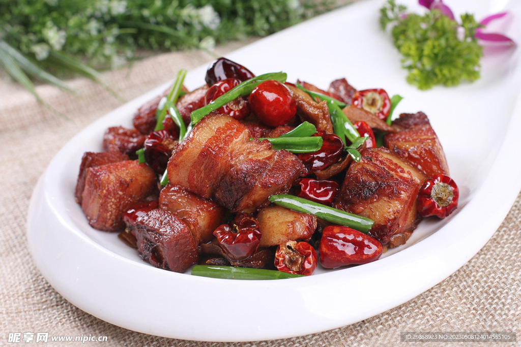 香辣干烧肉