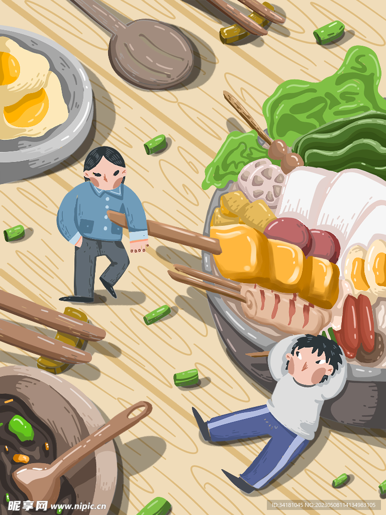 美食插图