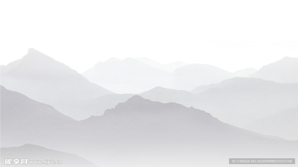 水墨山水背景