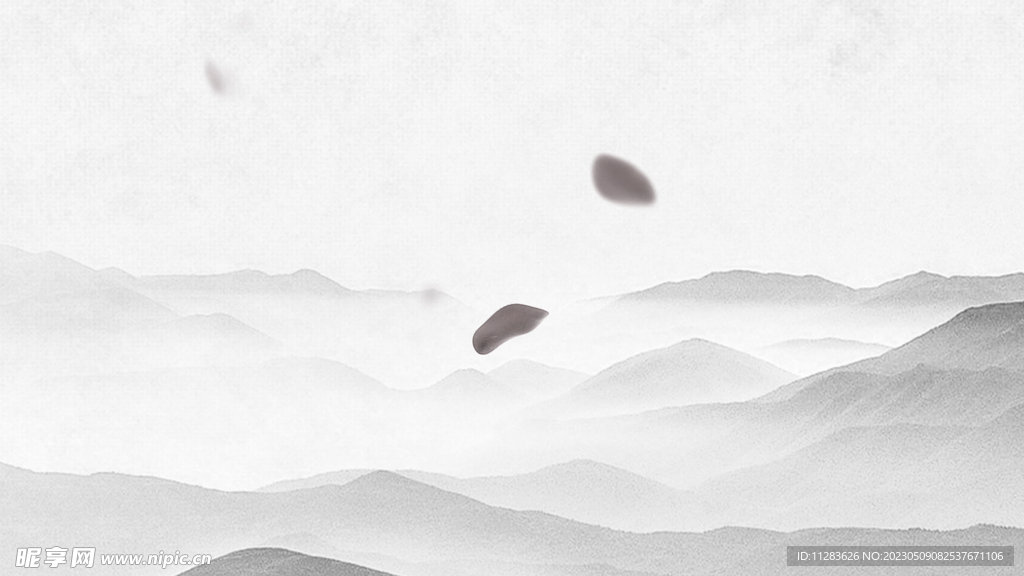 水墨山水背景