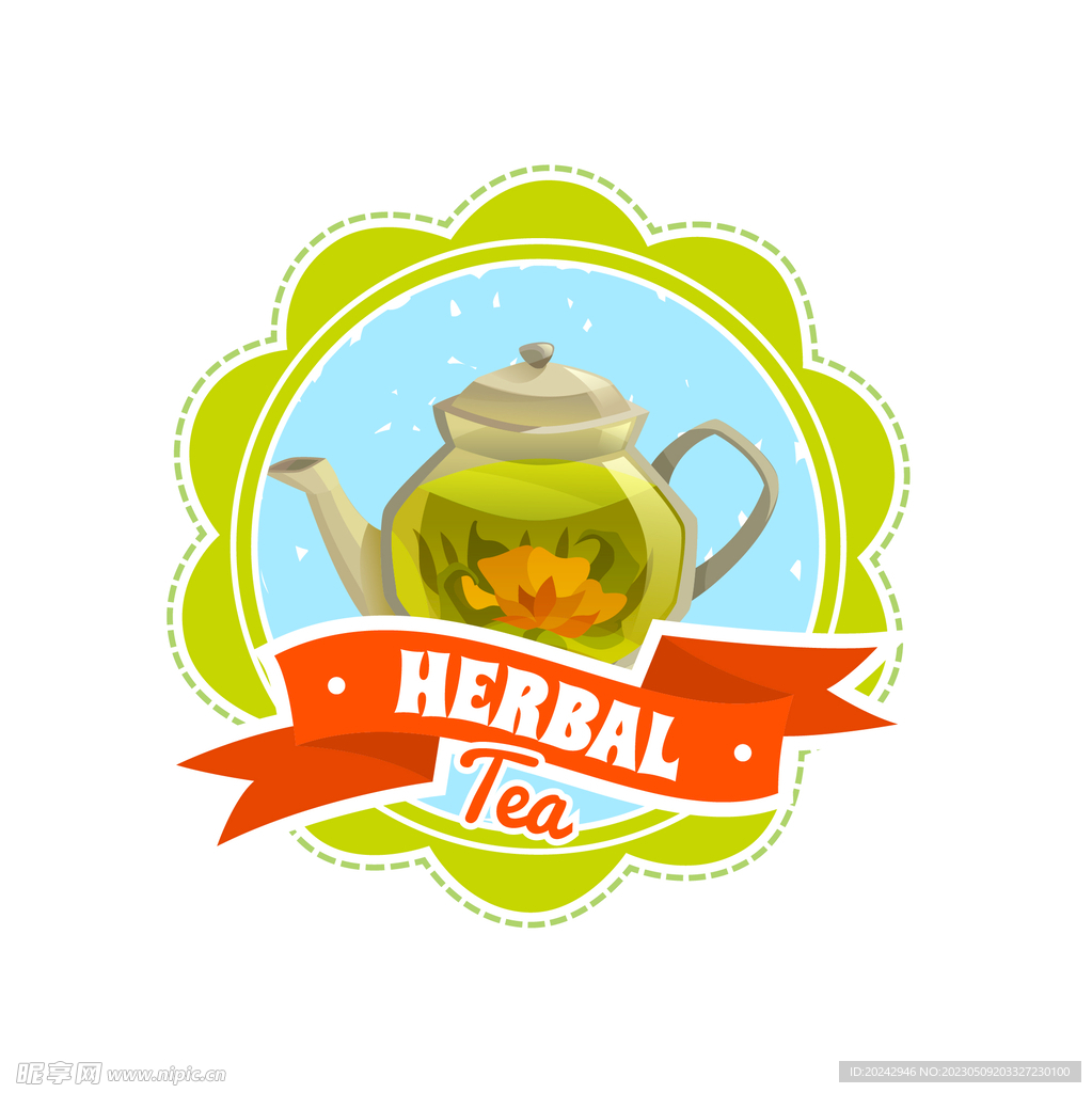 茶标签 绿茶 