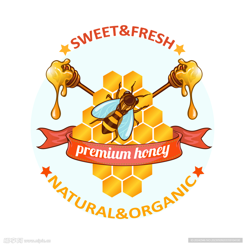 蜂蜜标签 