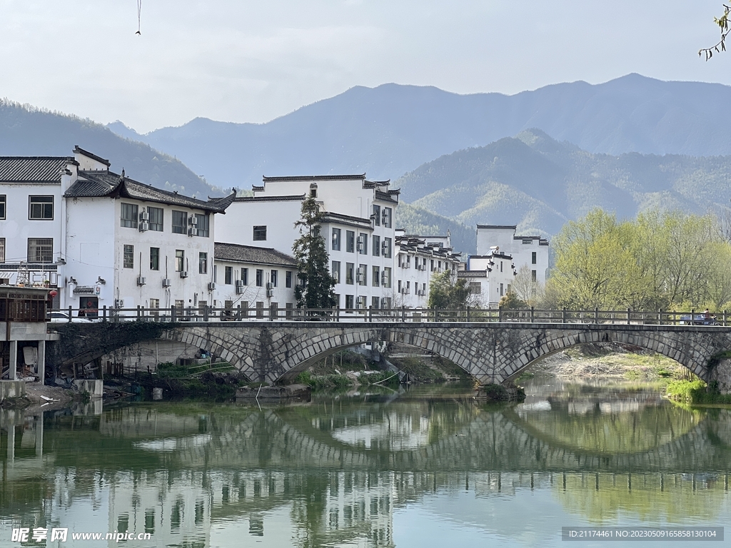 宏村景区 水墨画写生胜地