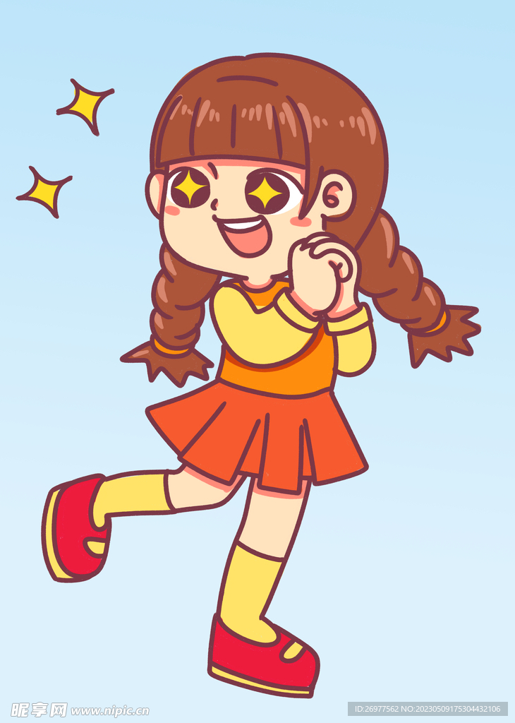 卡通少女