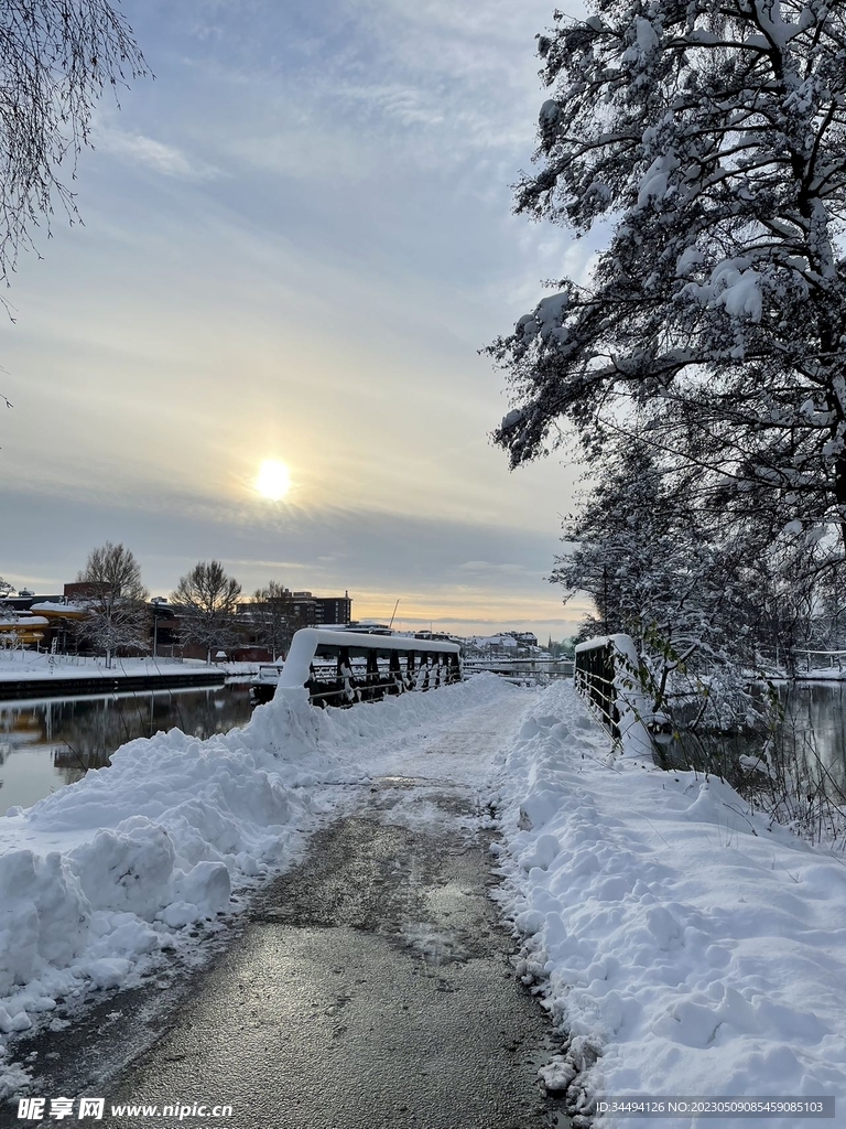 雪景街道