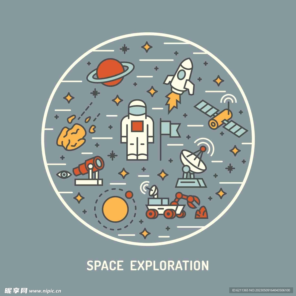 航空小图标矢量图