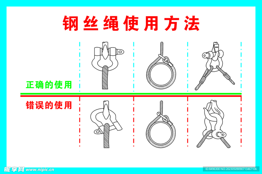 钢丝绳使用方法