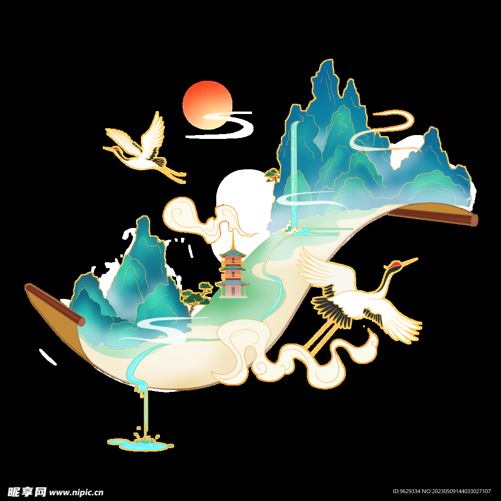 山水画