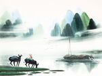 山水画 