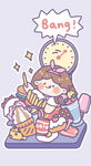 可爱女孩图案