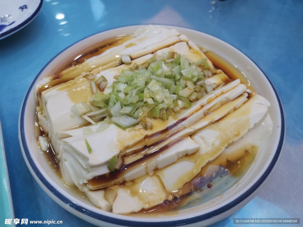 小葱豆腐