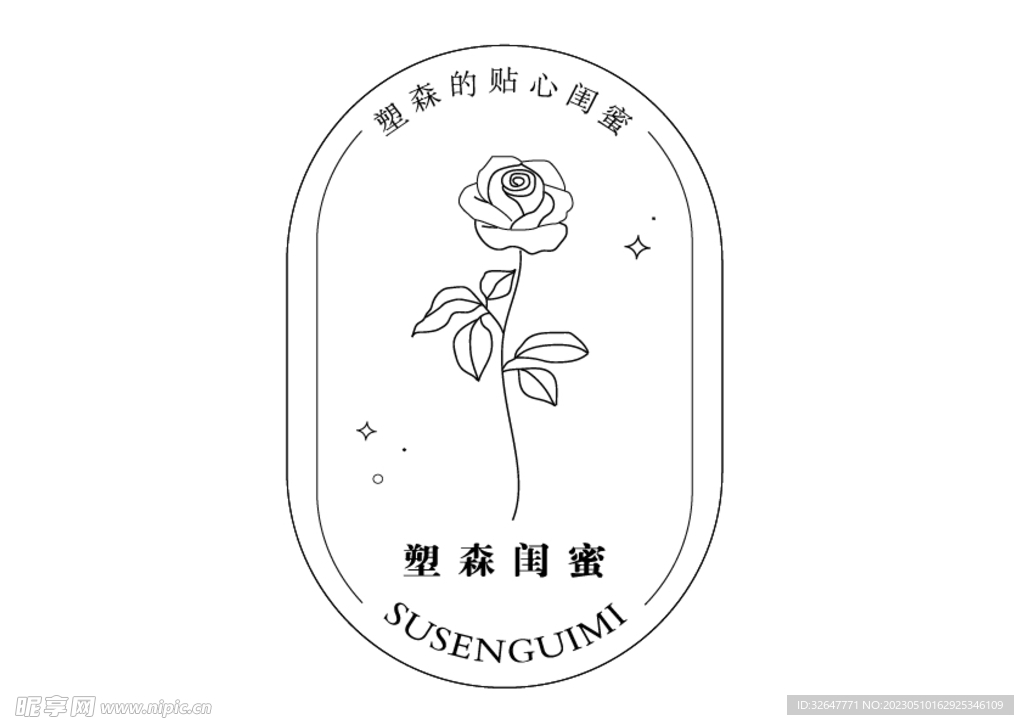 花店logo