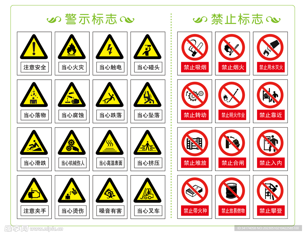 安全禁止标识