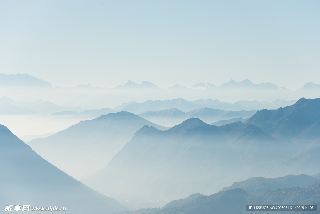 国风山水背景