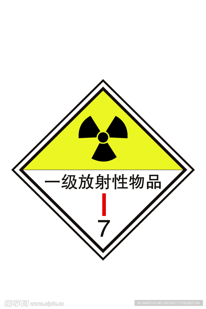 一级放射物品