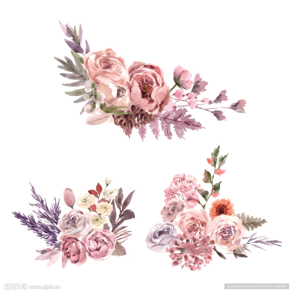 水彩花卉