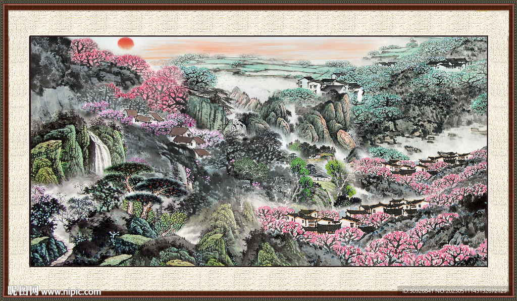 国画风景画 