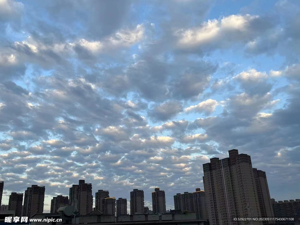 傍晚的天空