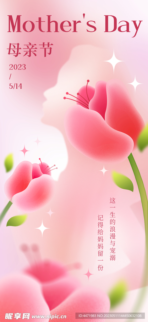 花卉海报 