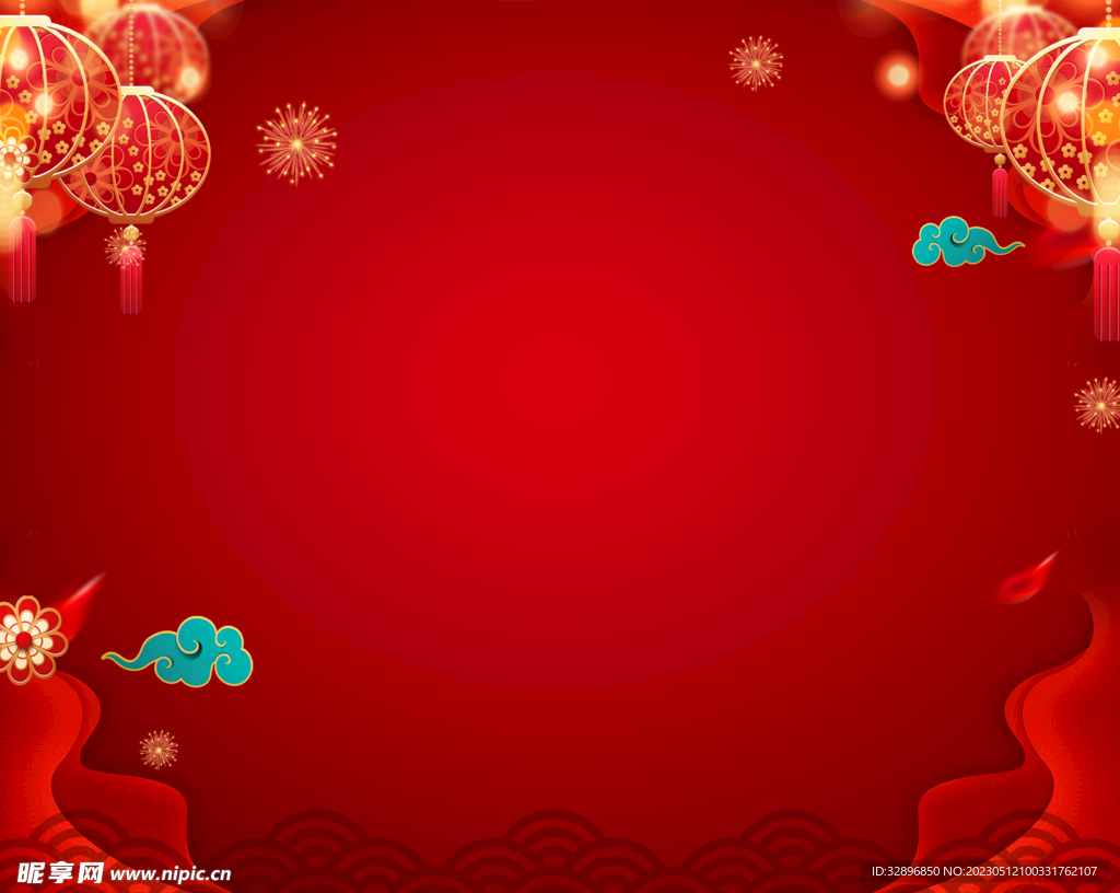 红色背景