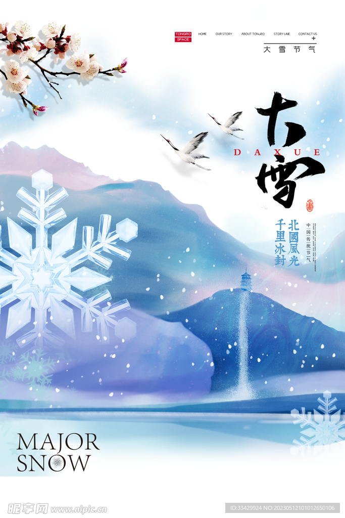 大雪海报