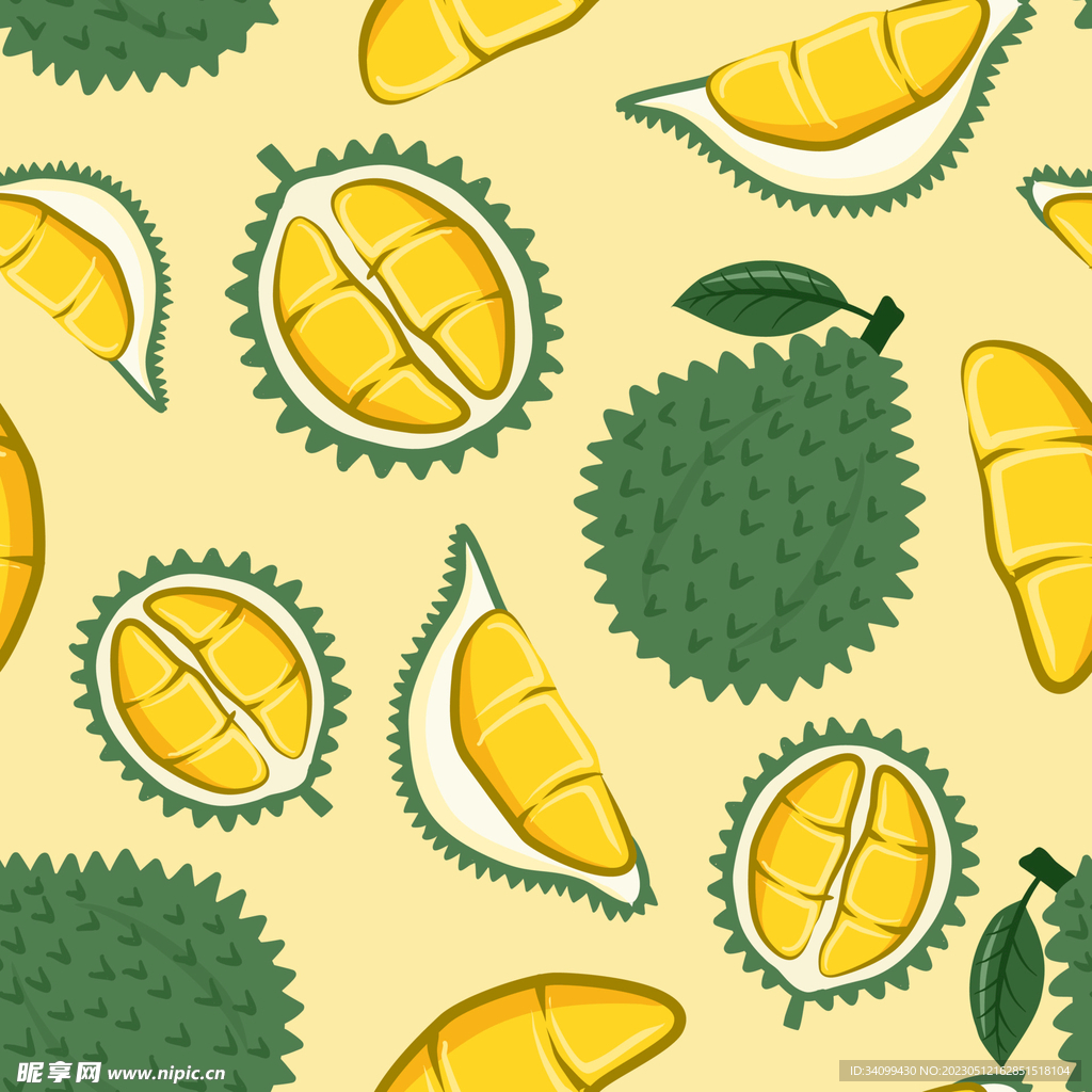 榴莲图案