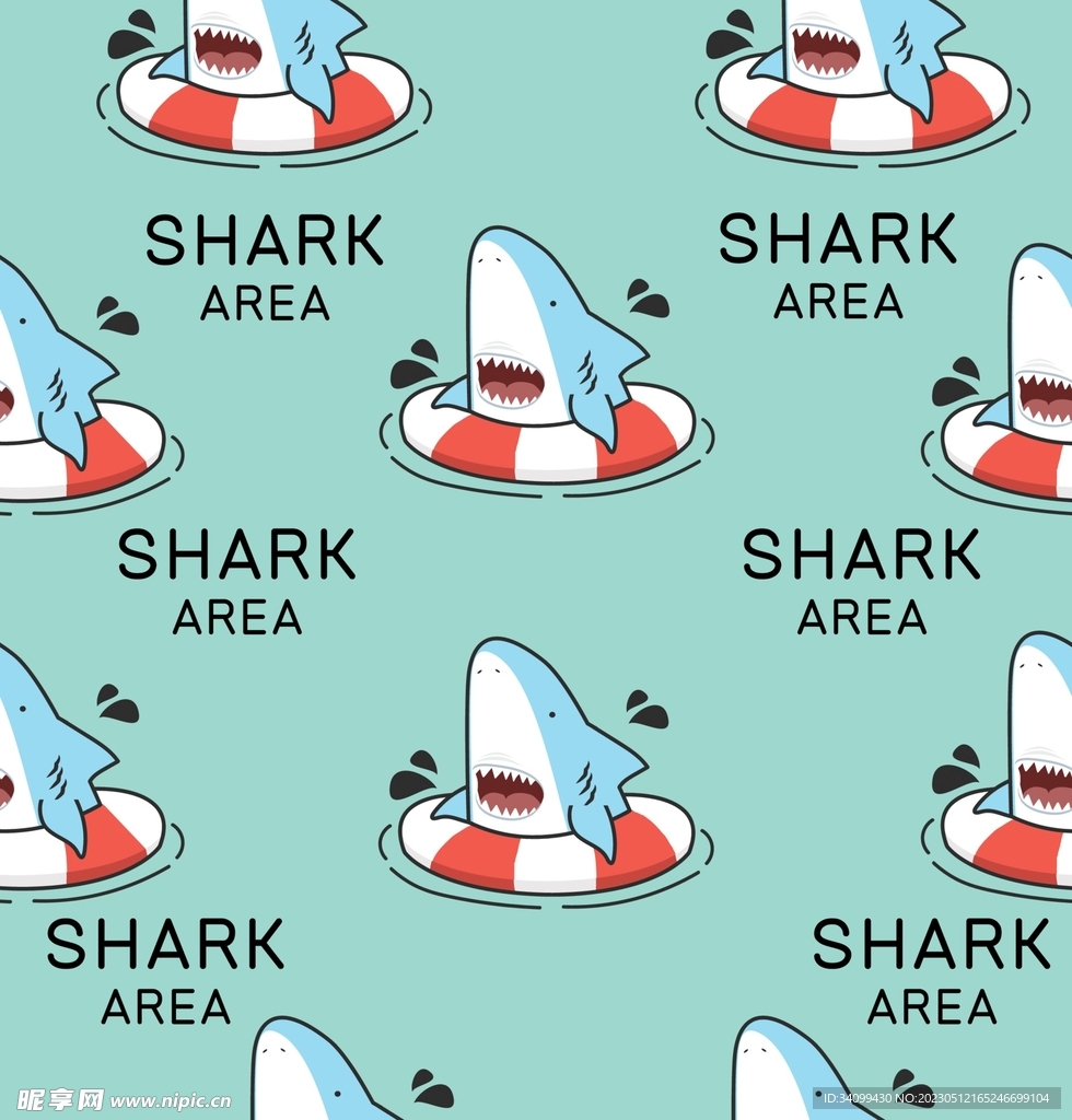 鲨鱼图案
