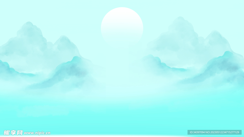 山水背景