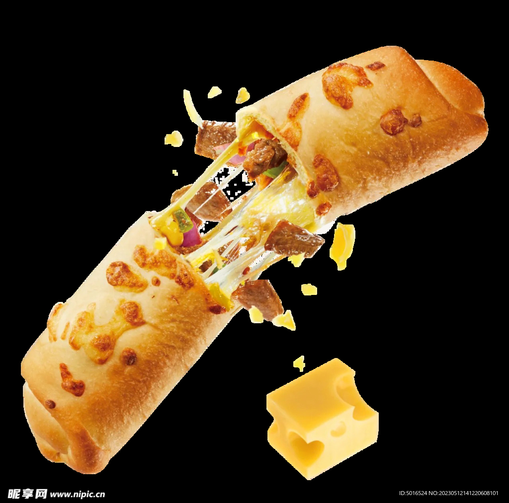 拉丝芝士肉卷