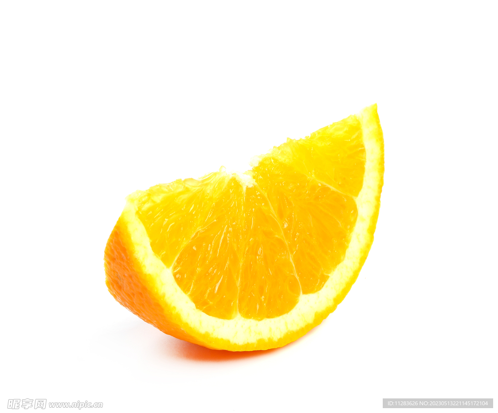 橙子白底背景